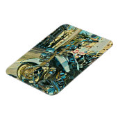 オートバイのギフト マグネット (左側)