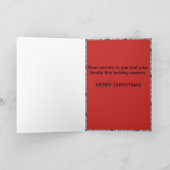 オートバイのクリスマスカード/バイクもしくは自転車に乗る人がより良い性能を発揮 シーズンカード (内部)