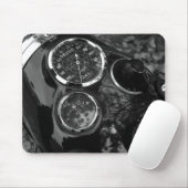 オートバイのゲージ マウスパッド (マウス)