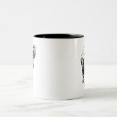 オートバイのコーヒーマグ ツートーンマグカップ (中央)