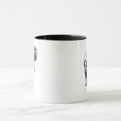 オートバイのコーヒーマグ マグカップ (中央)