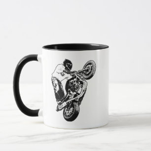 オートバイのコーヒーマグ マグカップ