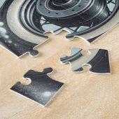 オートバイのサンタ ジグソーパズル (側面)