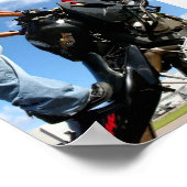 オートバイのスタント ポスター (角)