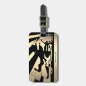 オートバイのバイカーラゲッジラベル ラゲッジタグ (正面縦)