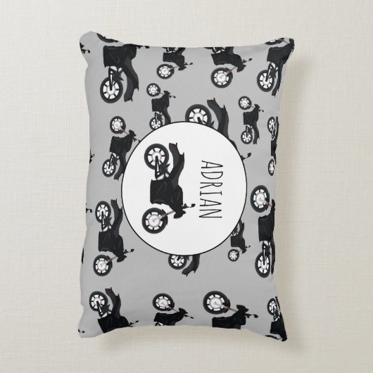 オートバイのパタカスタマイズーン名 アクセントクッション (裏面(縦))