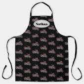 オートバイのパタパーソナライズされたーン エプロン (正面)