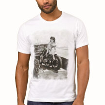 オートバイのピンナップの女の子