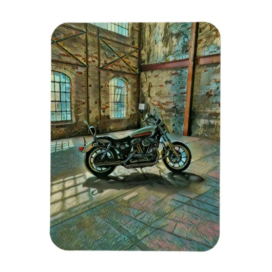 オートバイのプレゼント マグネット (縦)