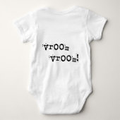 オートバイのベビー ベビーボディスーツ (裏面)