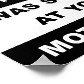 オートバイのポスターを見おもしろいる ポスター (角)