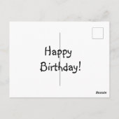 オートバイのポストカード ポストカード (裏面)