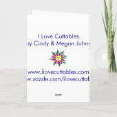 オートバイのママとのハッピーバレンタインデー! シーズンカード (裏面)