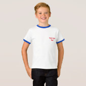 オートバイのヨガの基本的な信号器のTシャツ Tシャツ (正面フル)