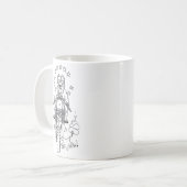 オートバイのヨーロッパに両側を去っているBrexit犬 コーヒーマグカップ (正面左)