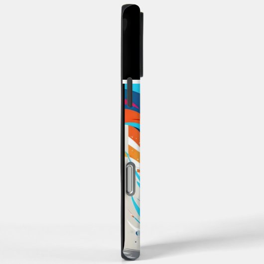 オートバイのライダーが夕暮れ Case-Mate iPhoneケース (裏面 / 右)