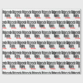 オートバイのライダーの方がユーモアに富んでいる ラッピングペーパー (フラット)