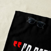 オートバイのライダーの生活：乗る、見ない ビーチタオル (インサイチュ)