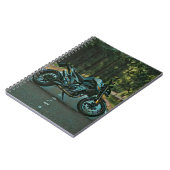 オートバイのライダー向けのギフト ノートブック (左側)