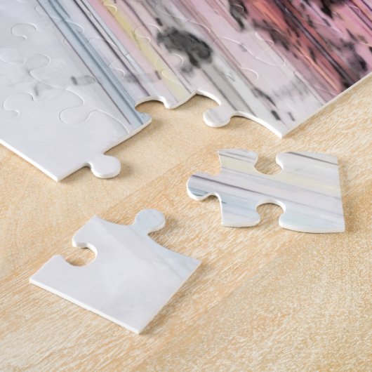 オートバイのライダー速度 ジグソーパズル (側面)