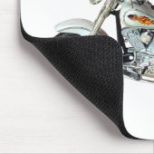 オートバイのリス マウスパッド (コーナー)