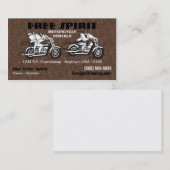 オートバイのレンタルの名刺 名刺 (正面/裏面)