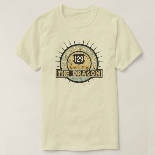 オートバイのワイシャツドラゴン-取り引きのギャップ Tシャツ (デザイン正面)