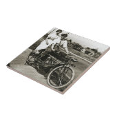 オートバイのヴィンテージの愛デートすることの勝利 タイル (側面)