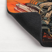 オートバイの三重のマウスパッド マウスパッド (コーナー)