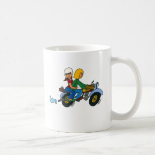 オートバイの乗車 コーヒーマグカップ