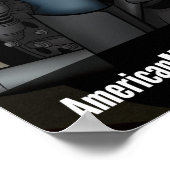 オートバイの人のように投票する ポスター (角)