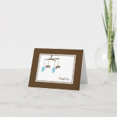 オートバイの可動装置はノート感謝していしています サンキューカード (正面)