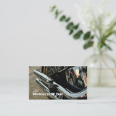 オートバイの名刺の整備士 名刺 (スタンド正面)