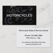 オートバイの名刺デザイン 名刺 (正面/裏面)