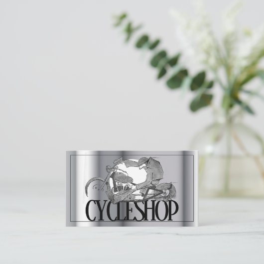 オートバイの名刺 名刺 (スタンド正面)