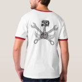 オートバイの外科 Tシャツ (裏面フル)