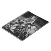 オートバイの女の子 ノートブック (左側)