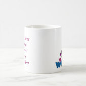 オートバイの女性 コーヒーマグカップ (中央)