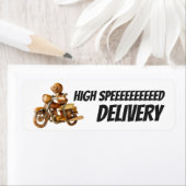 オートバイの小妖精や小人ファーストプライオリティラベル ラベル (インサイチュ)