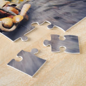 オートバイの小妖精や小人ライダーのアコーン ジグソーパズル (側面)