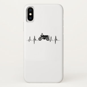 オートバイの心拍のバイクもしくは自転車に乗る人Gif iPhone X ケース