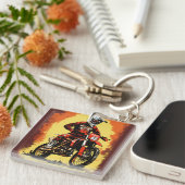 オートバイの恋人にそれを渡す。 キーホルダー (正面右)