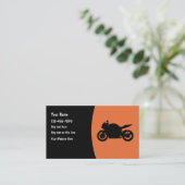 オートバイの機械仕掛の名刺 名刺 (スタンド正面)