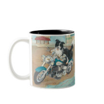 オートバイの犬