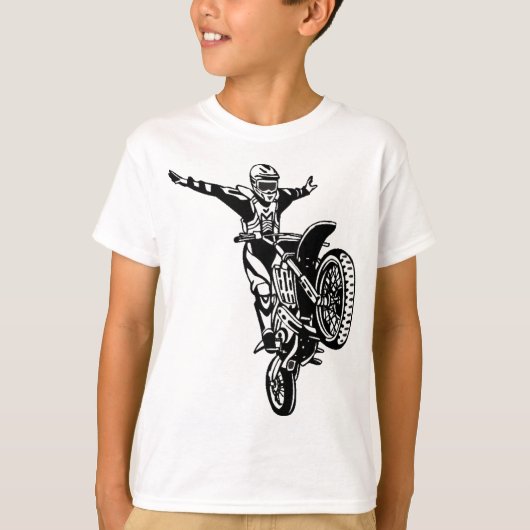 オートバイの発育阻害 Tシャツ (正面)