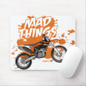 オートバイの競争 マウスパッド (マウス)