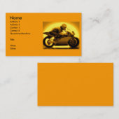 オートバイの競争 名刺 (正面/裏面)