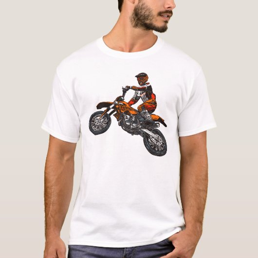 オートバイの競争 Tシャツ (正面)