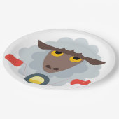 オートバイの羊 ペーパープレート (アングル)