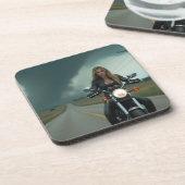 オートバイの美しい女性\トルネード コースター (左側)